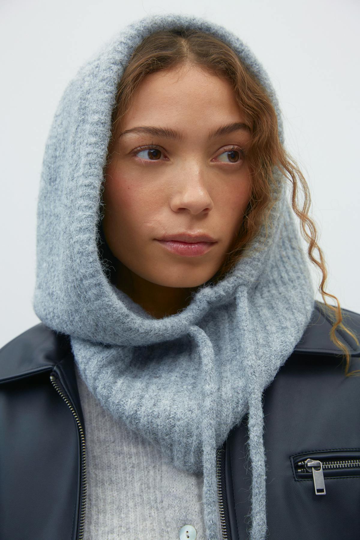 Big knitted balaclava