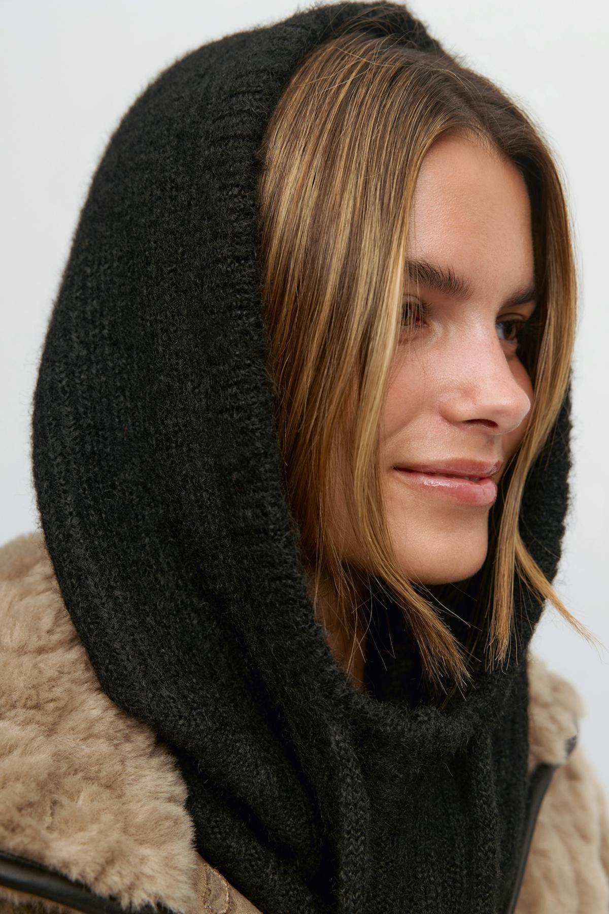 Big knitted balaclava
