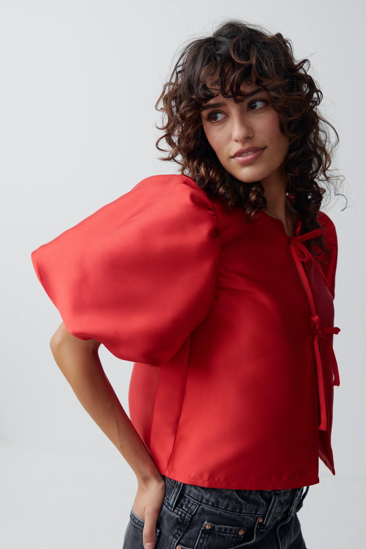 Puff sleeve blouse