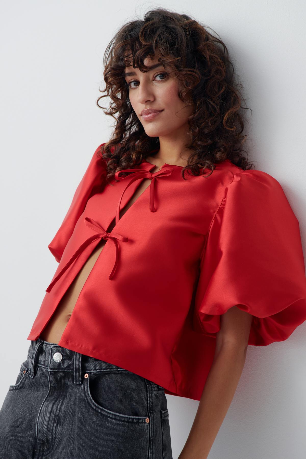 Puff sleeve blouse