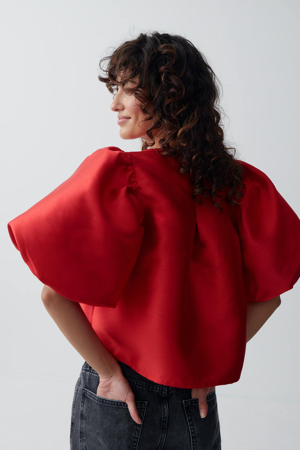 Puff sleeve blouse