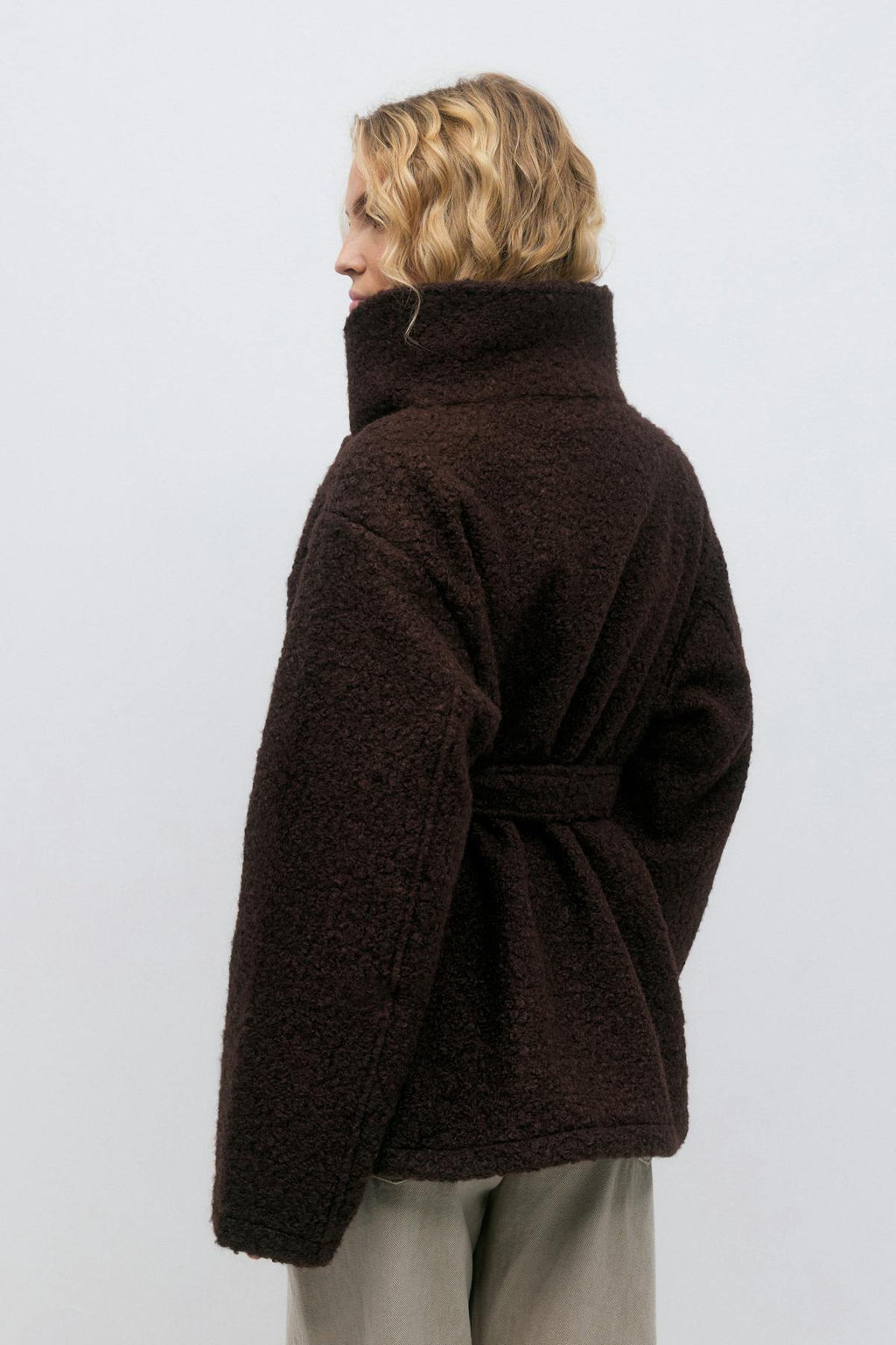 Soft belted jacket