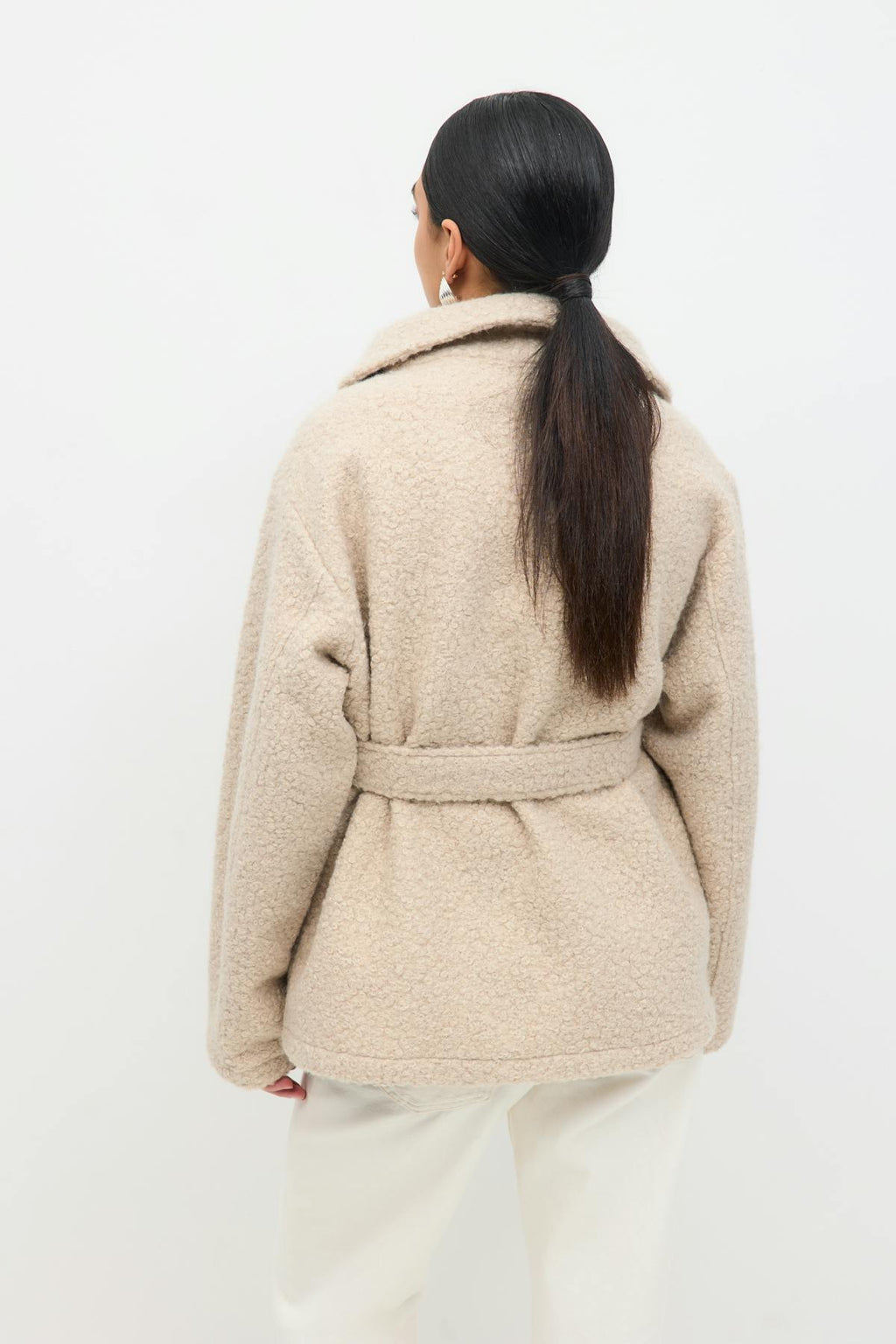 Soft belted jacket