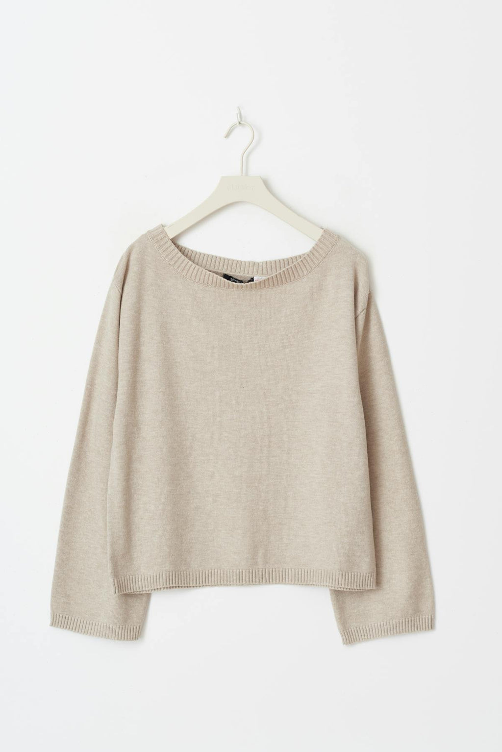 Knitted boatneck top