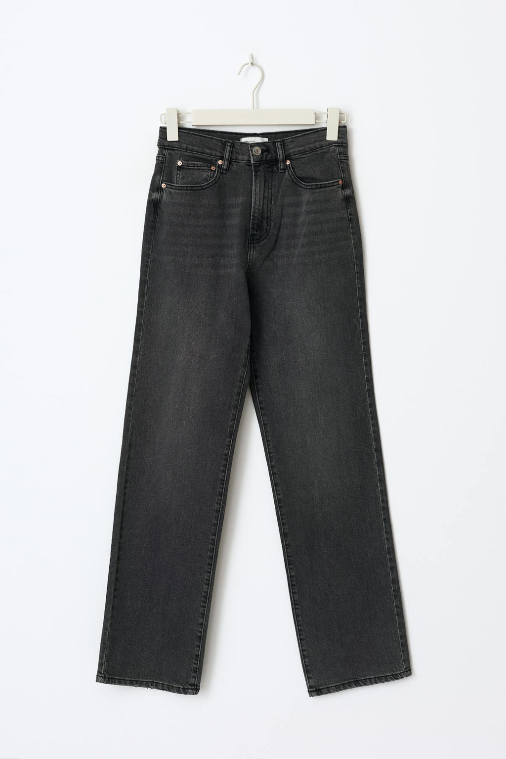 High straight jeans