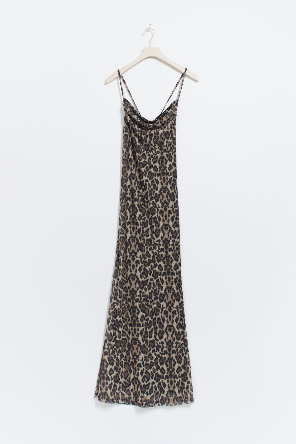 Cowl neck maxi dress