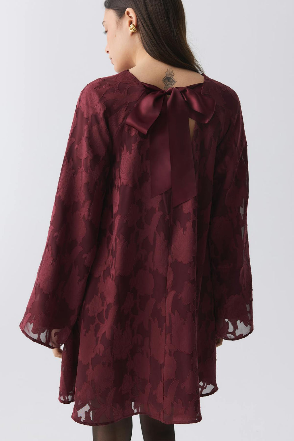 Wide flowy floral dress