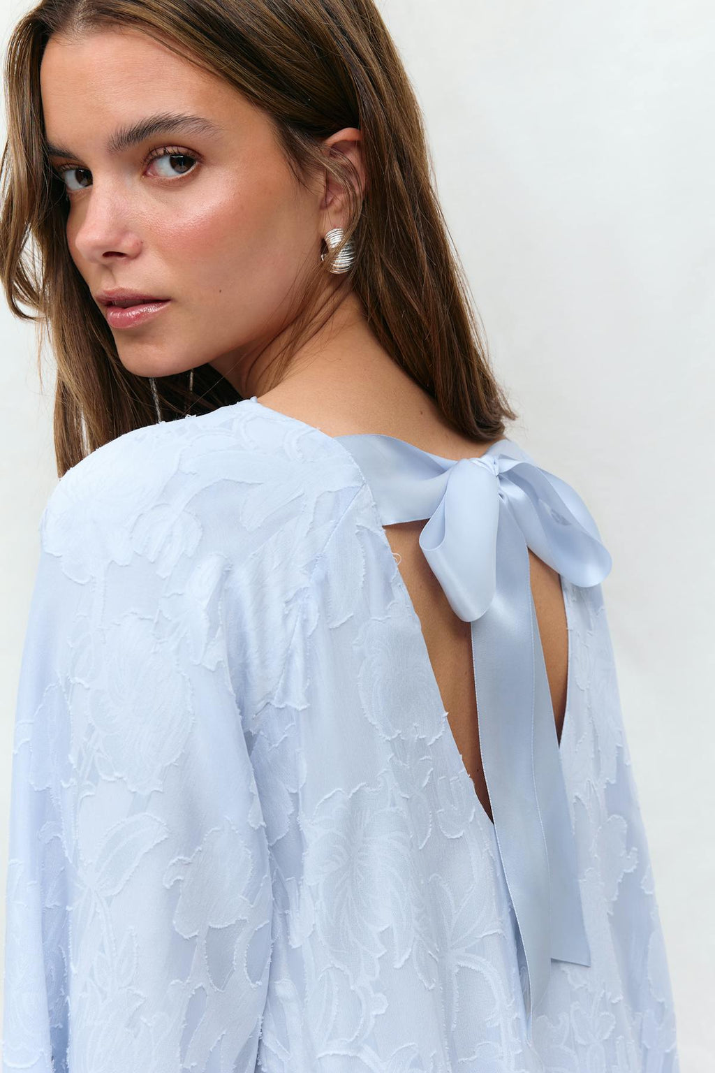 Wide flowy floral dress