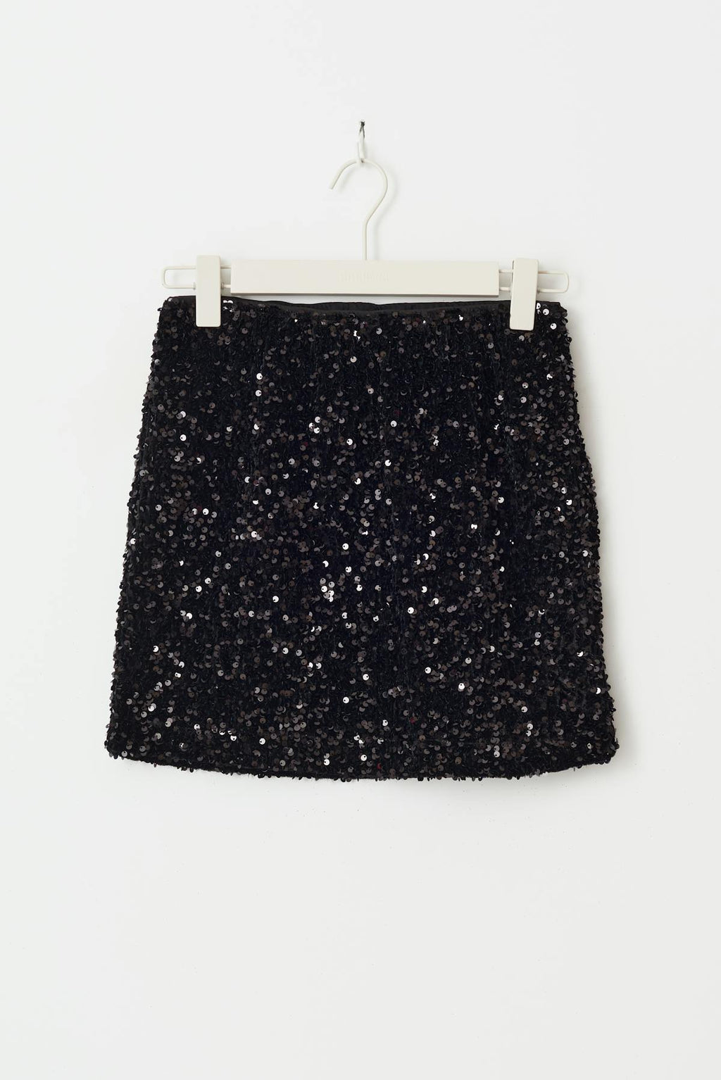sequin mini skirt