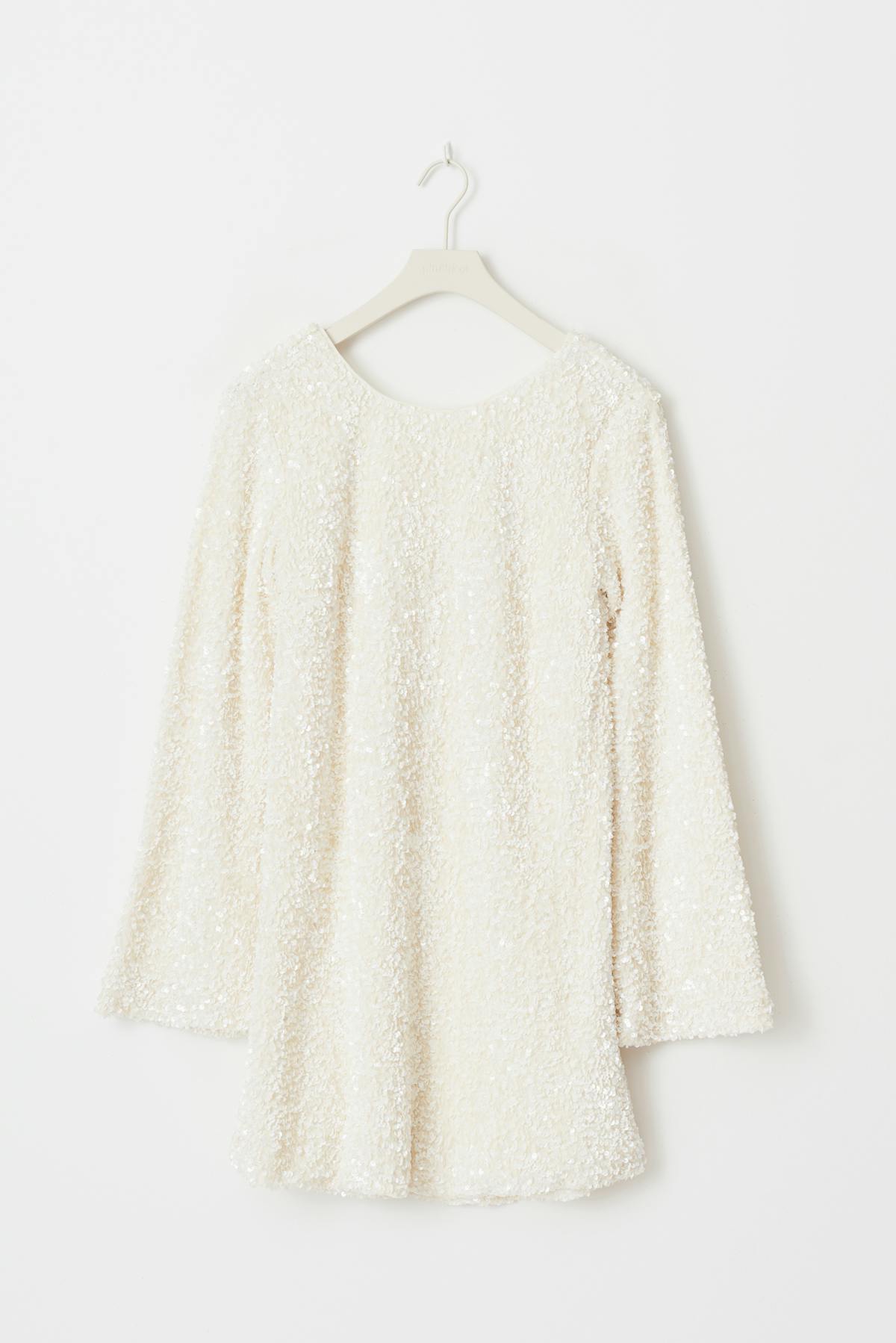 Loose sequin mini dress