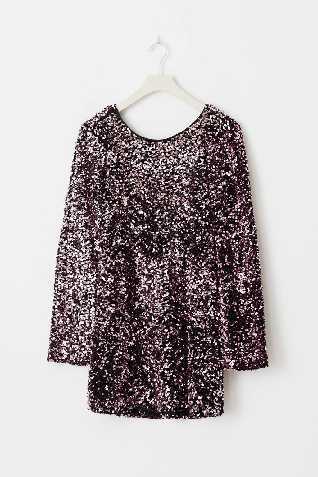 Loose sequin mini dress