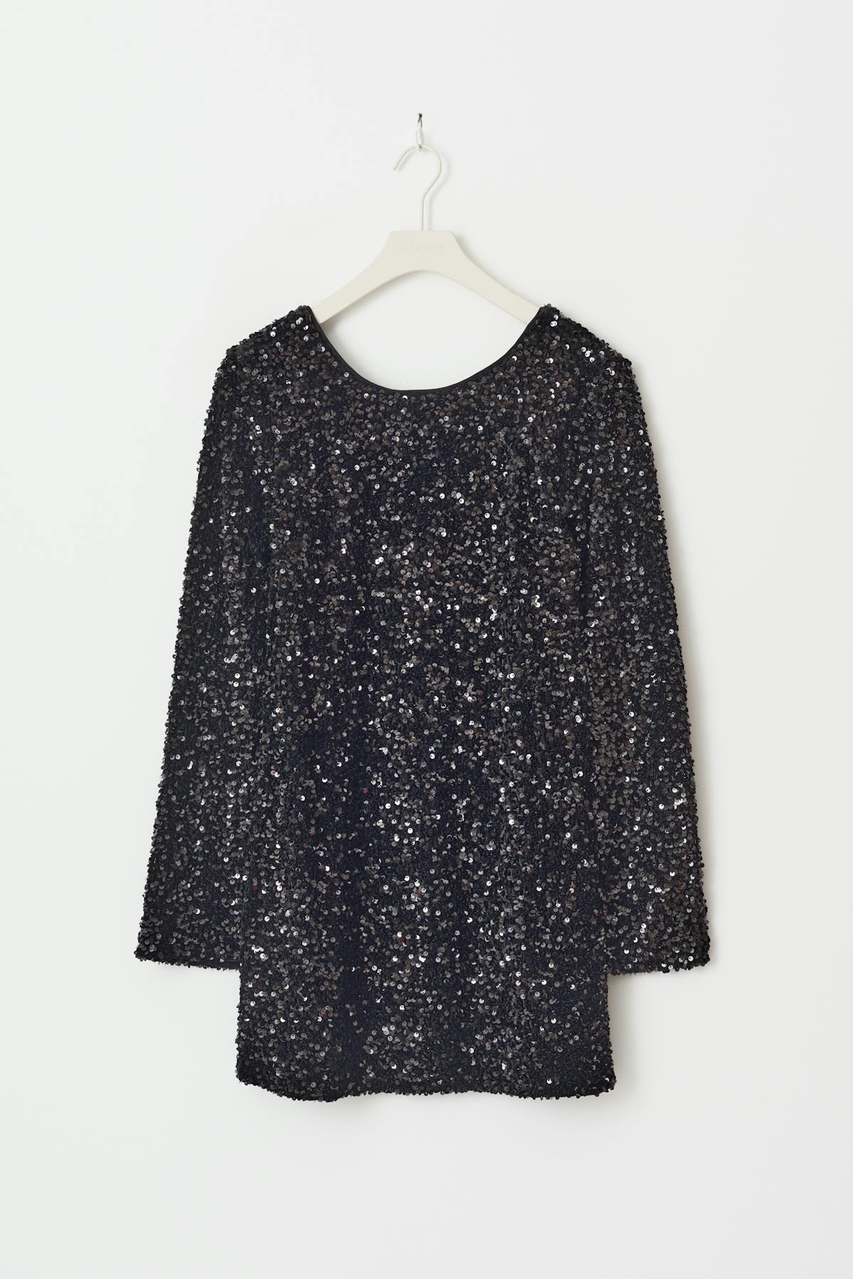 Loose sequin mini dress