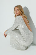 Sequins maxi dress