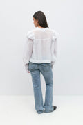 Chunky low flare jeans