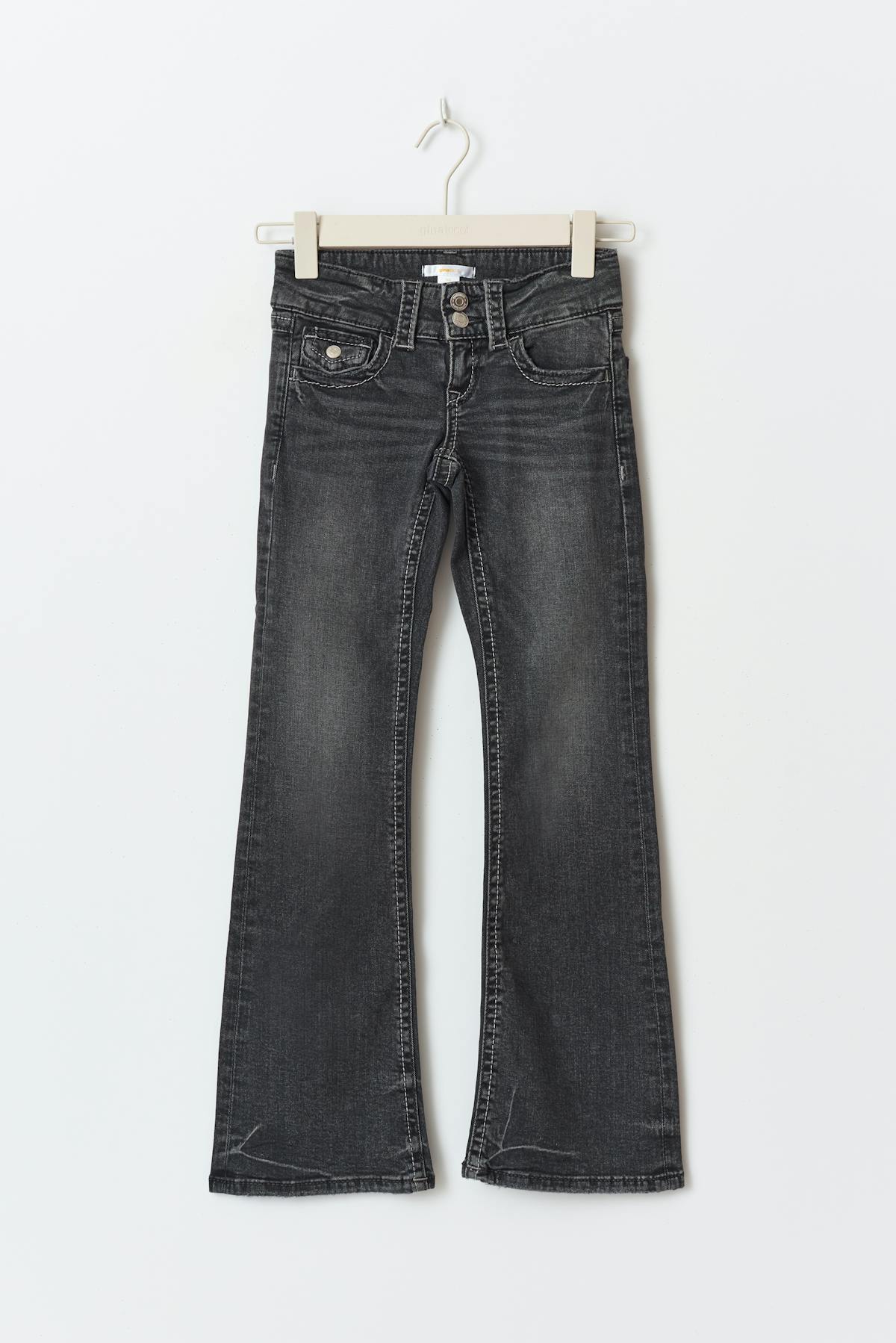 Chunky basic flare jeans