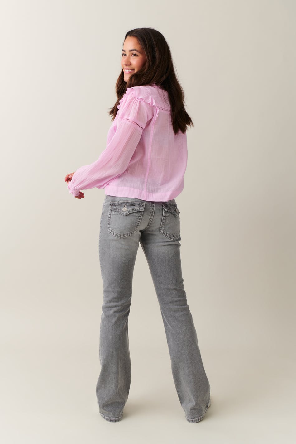 Chunky flare tall jeans