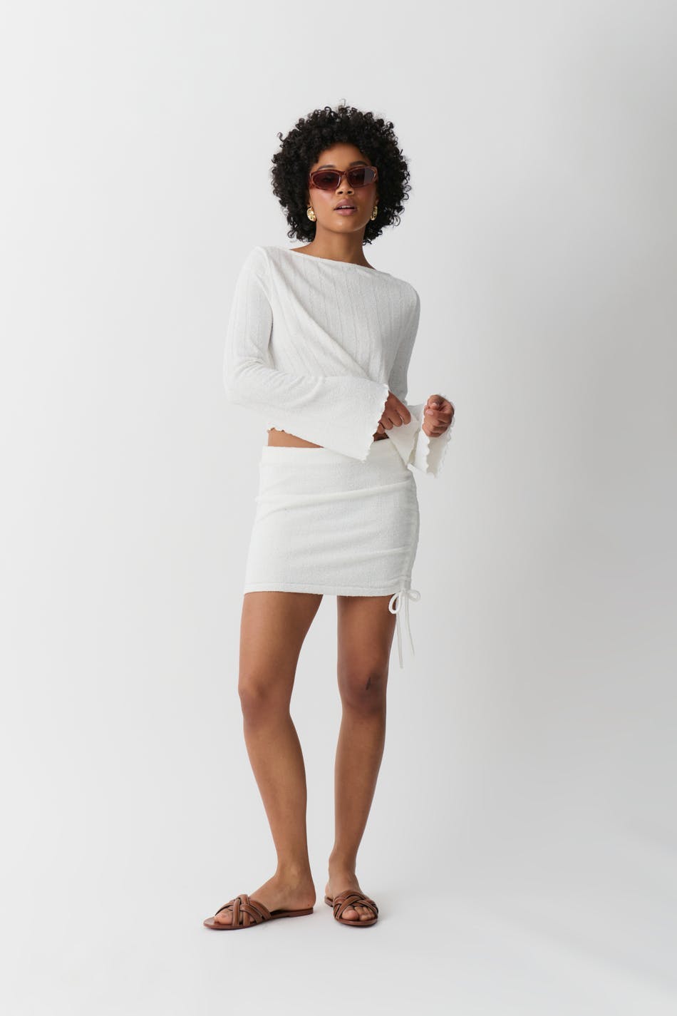 Drawstring skirt