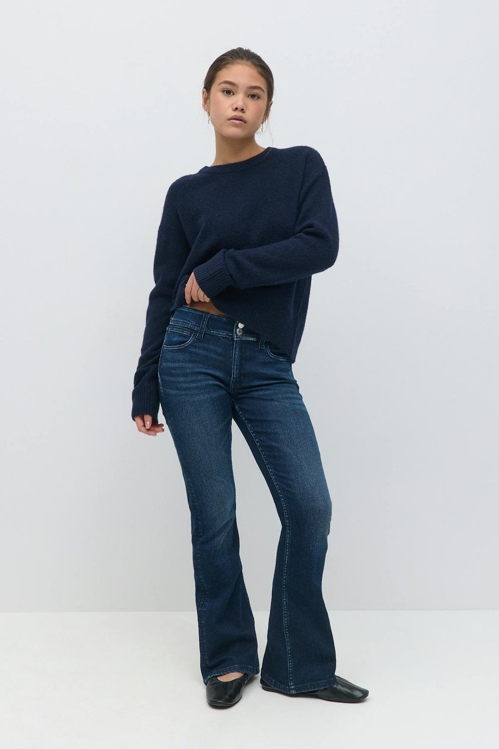 mid bootcut jeans