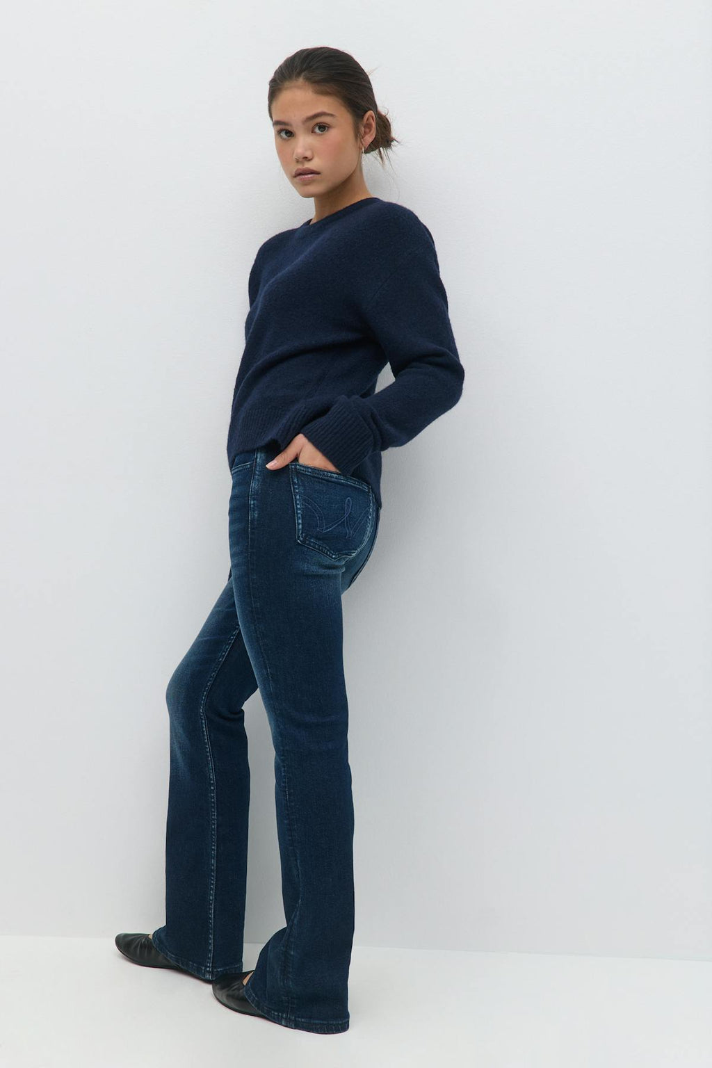 mid bootcut jeans