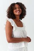 Broderie anglaise singlet