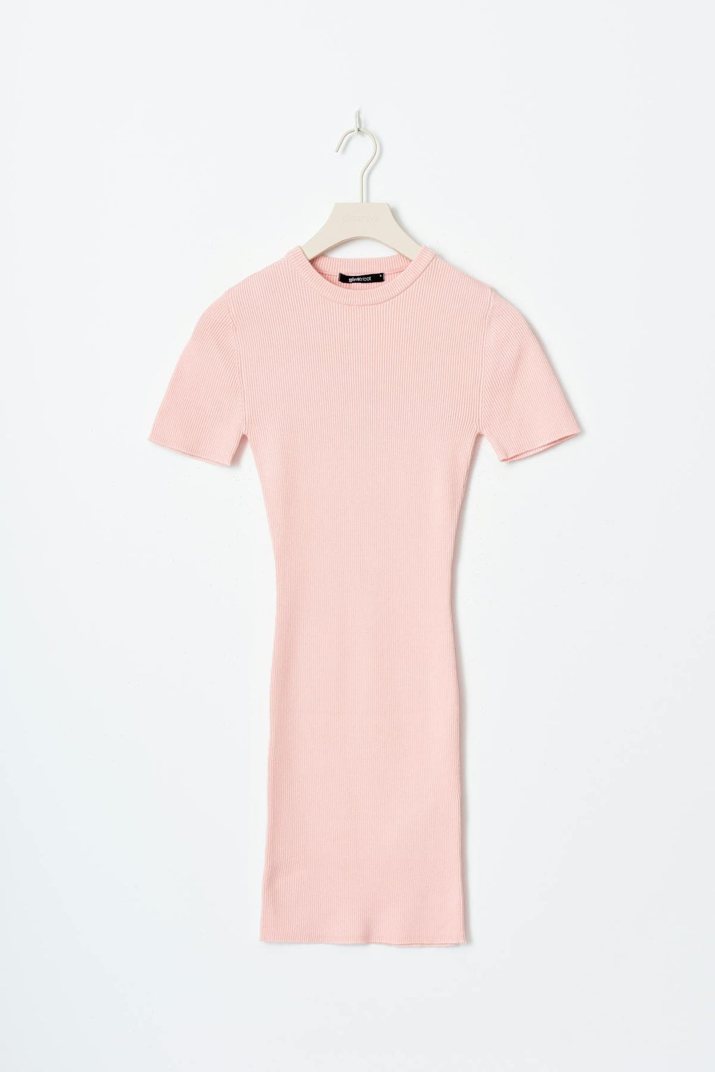 Short sleeve knit dress