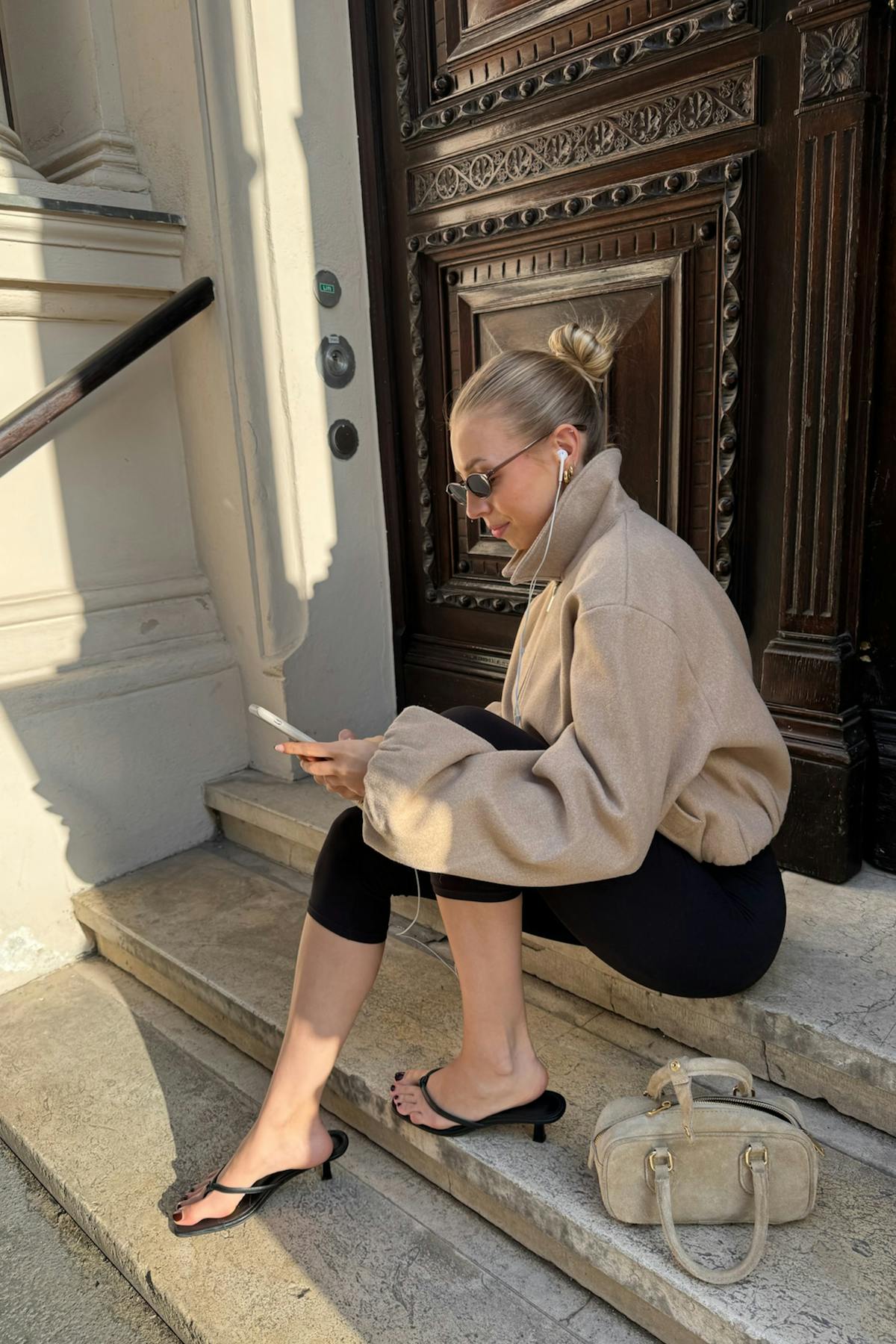 Short felt jacket