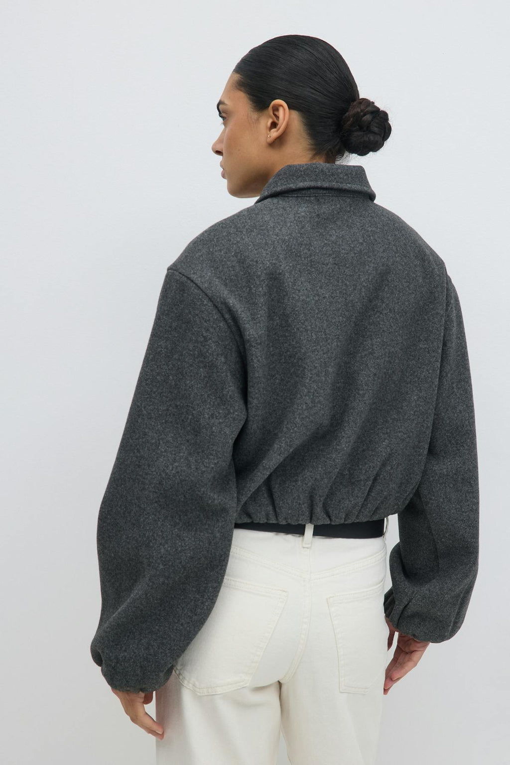 Short felt jacket