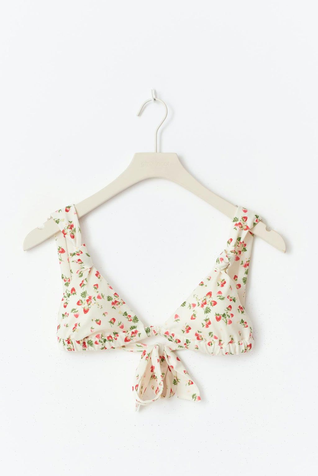 Wide strap bikini top