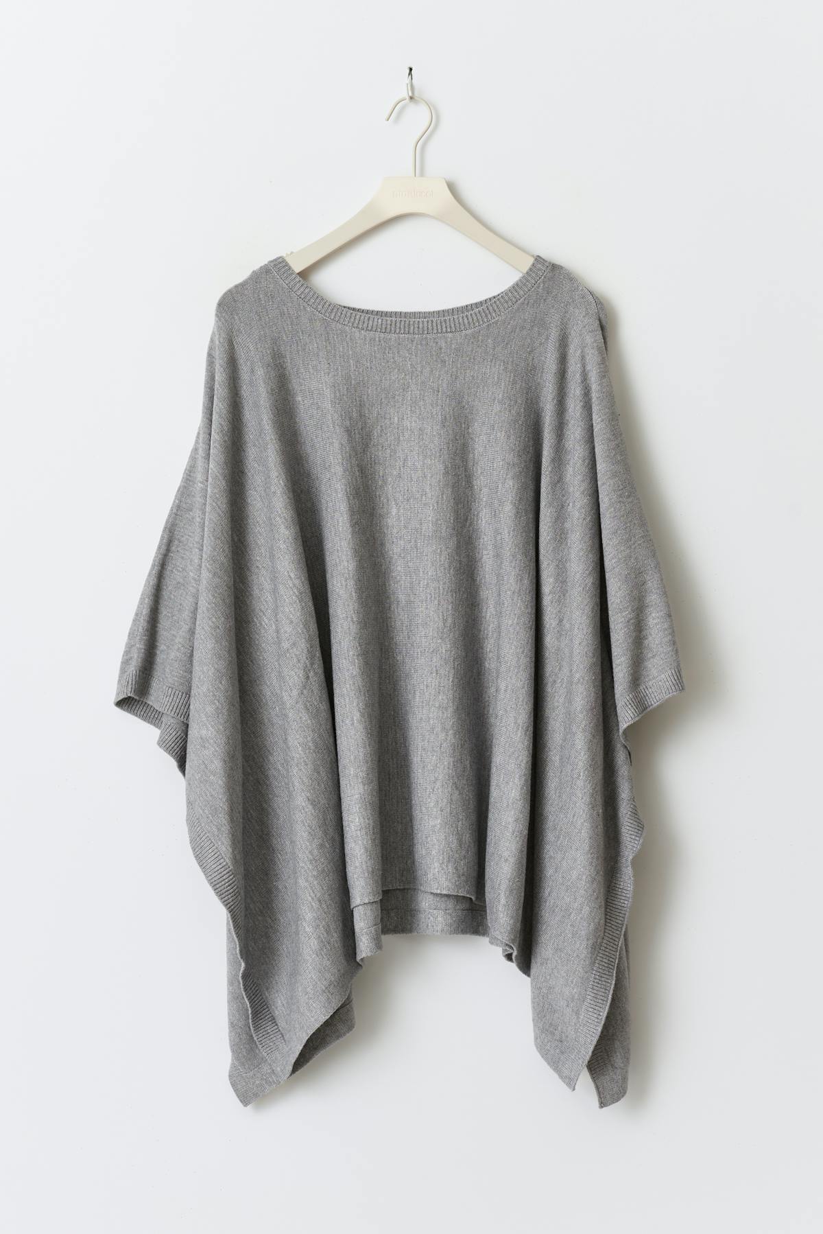 Knitted poncho