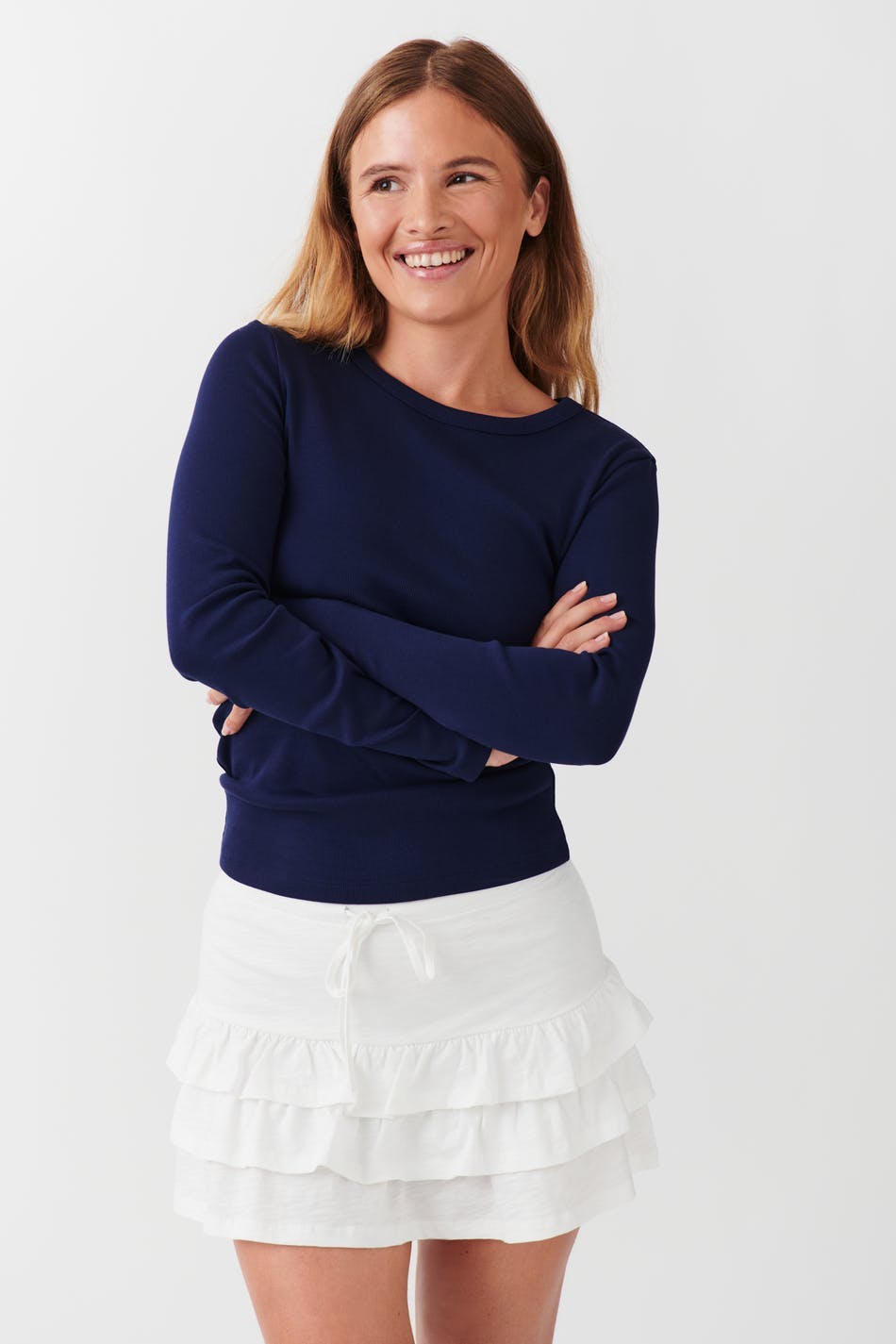Mini frill skirt