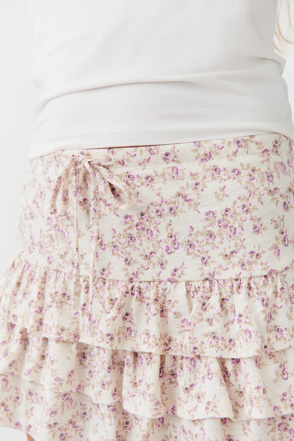 Mini frill skirt