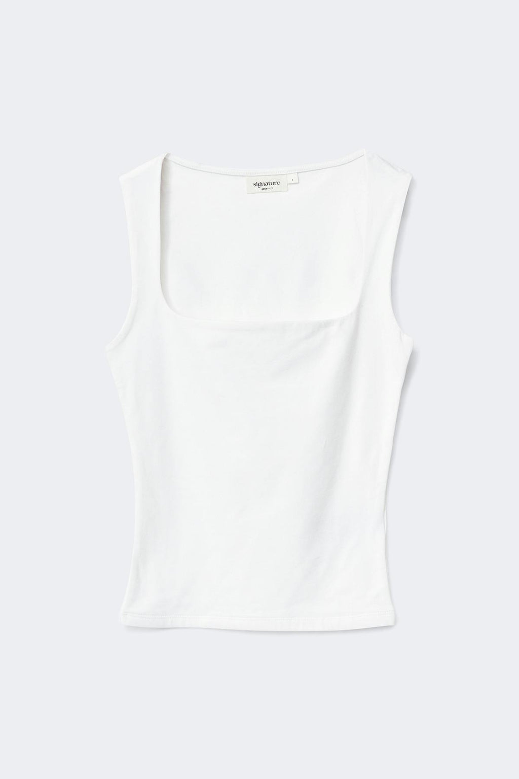 Square neck tank top