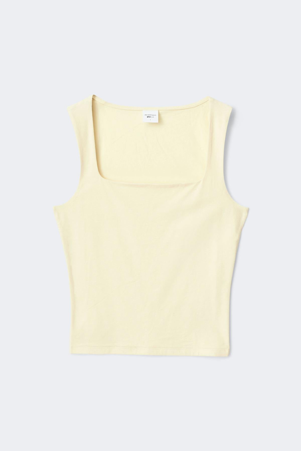 Square neck tank top