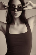 Square neck tank top