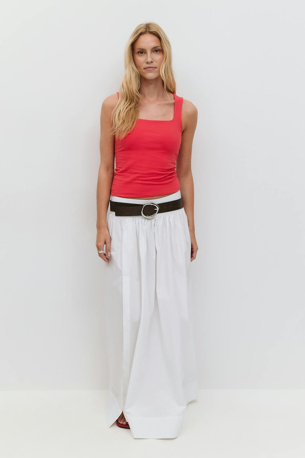 Square neck tank top