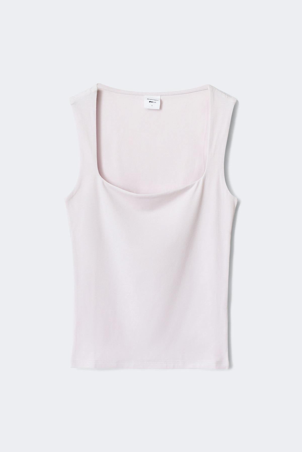 Square neck tank top