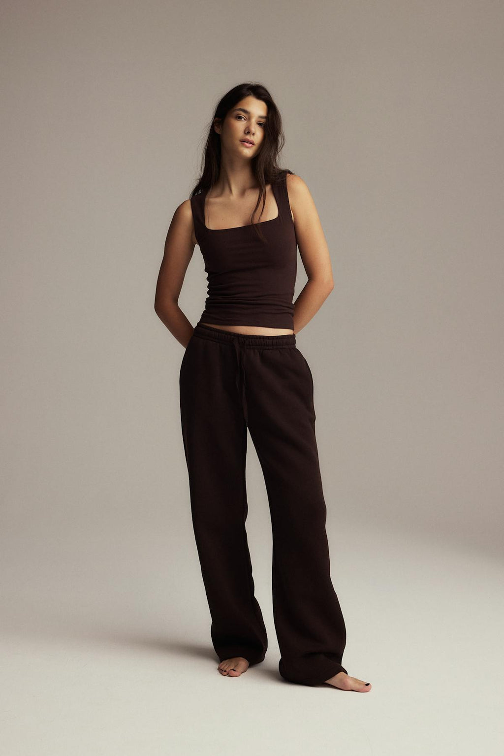 Square neck tank top