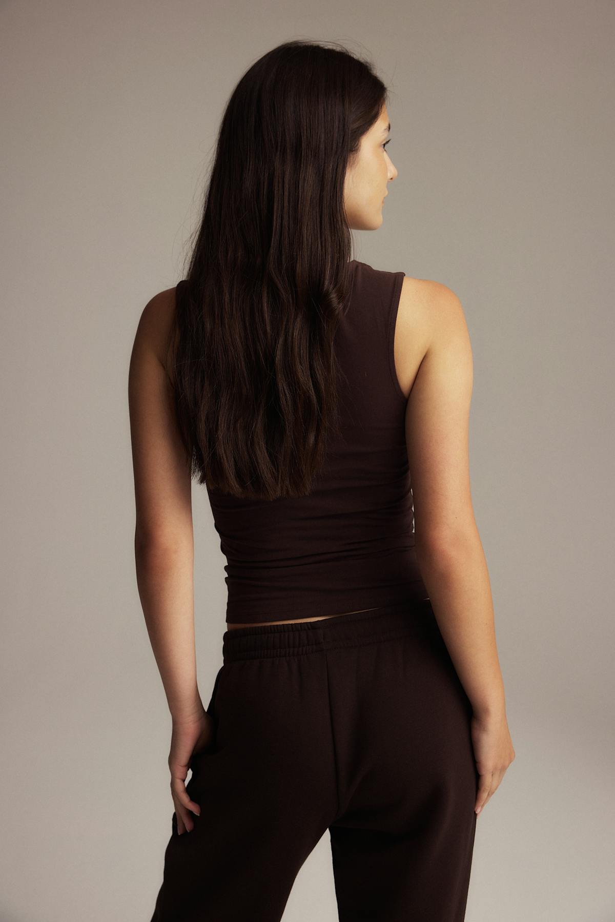 Square neck tank top