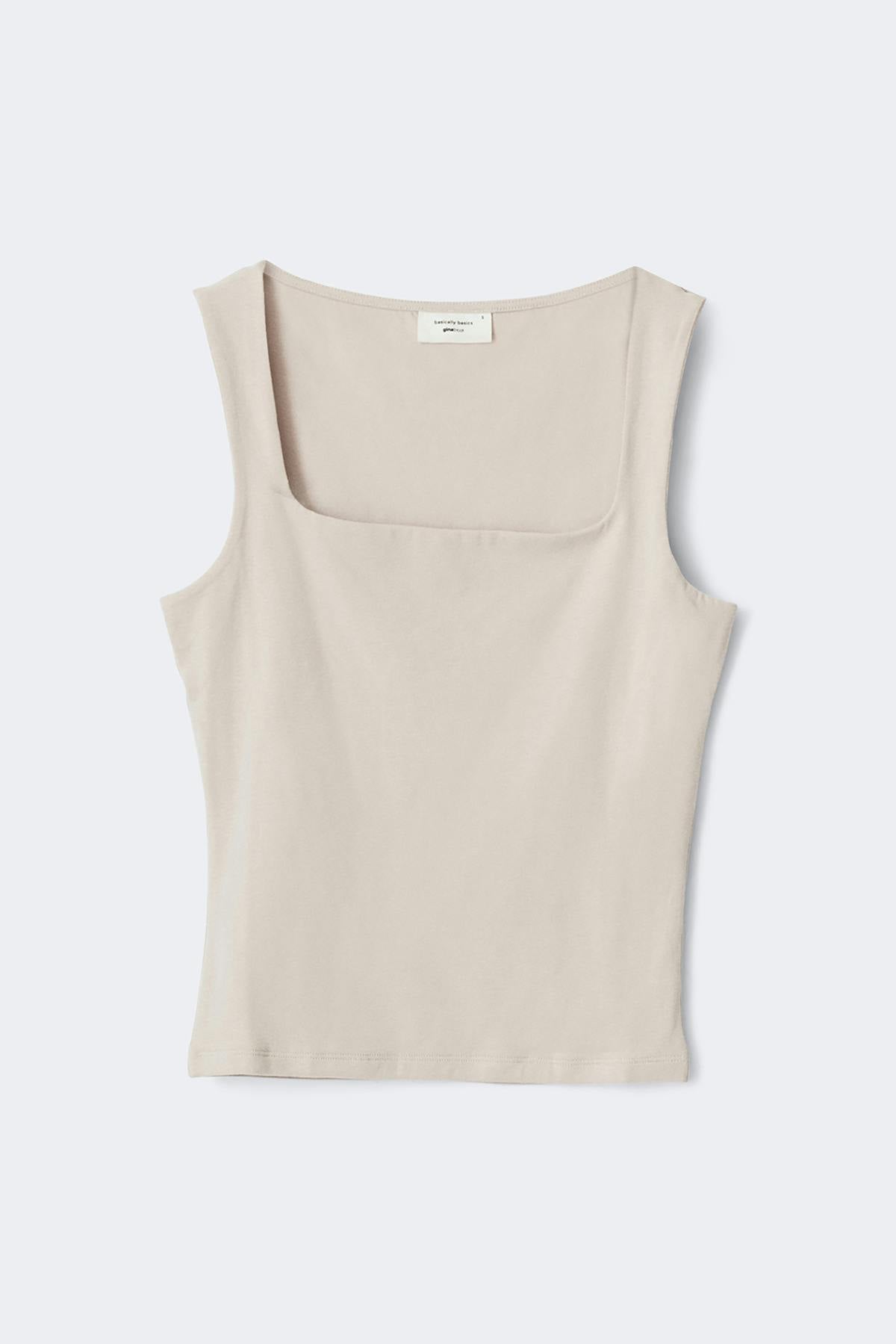 Square neck tank top