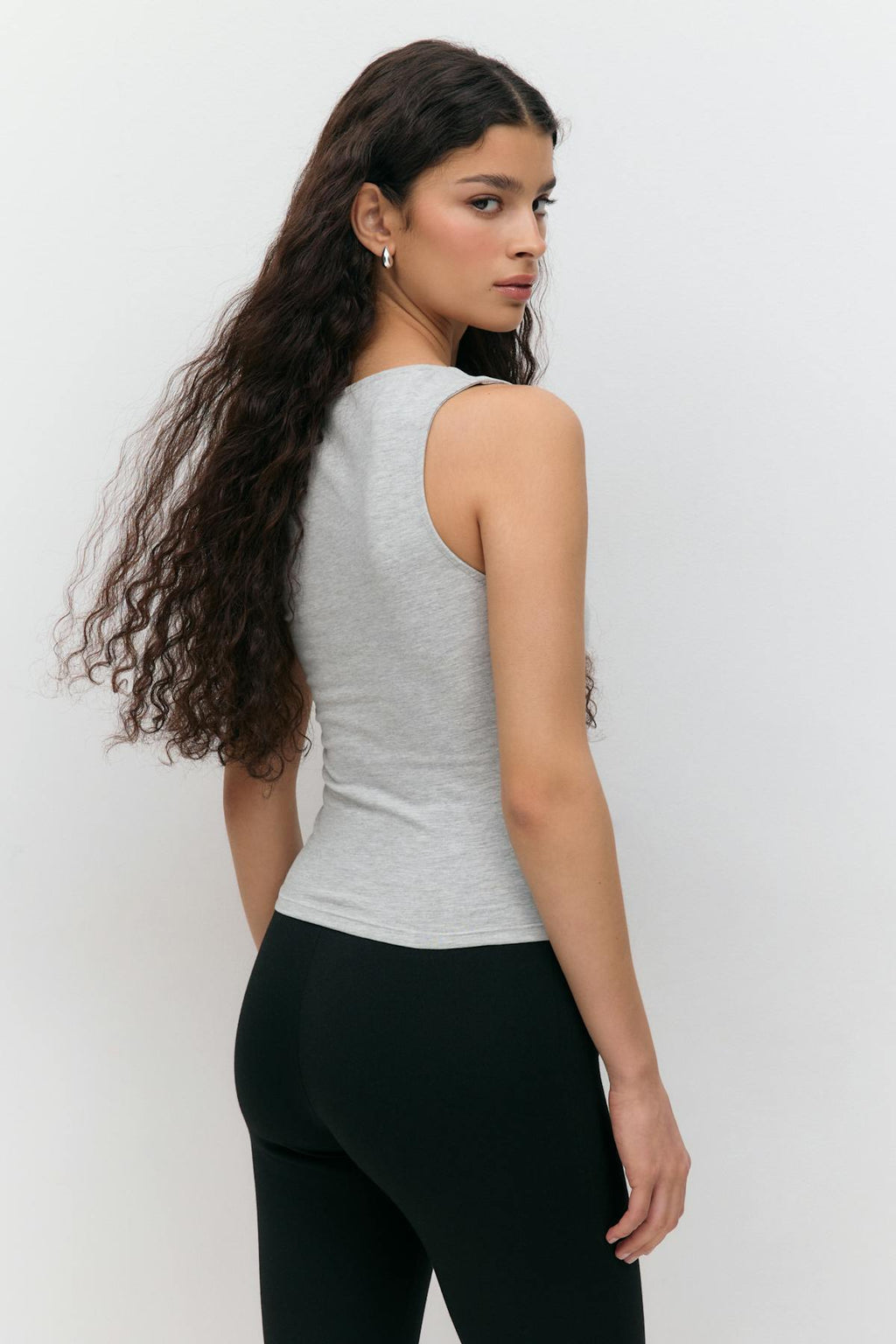 Square neck tank top