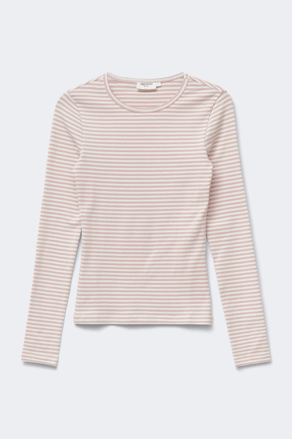 Tight fit long sleeve top