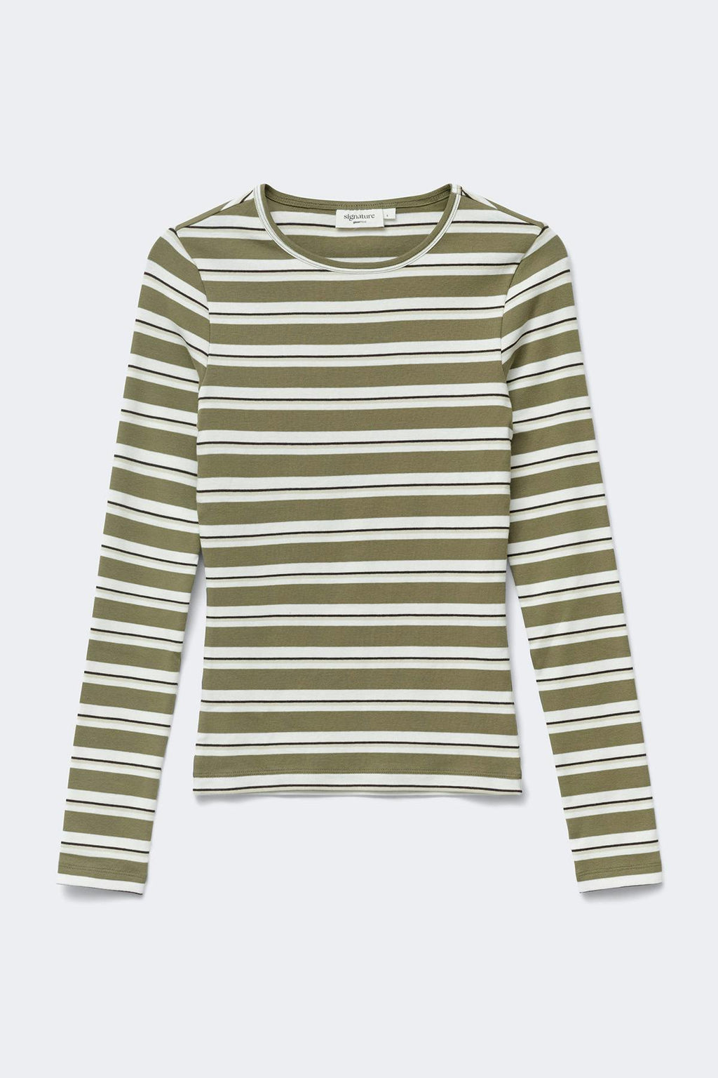 Tight fit long sleeve top