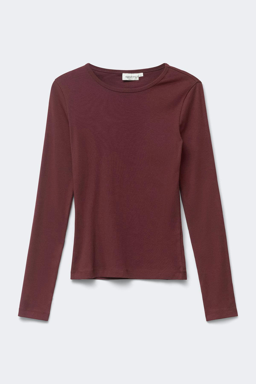 Tight fit long sleeve top
