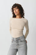 Tight fit long sleeve top