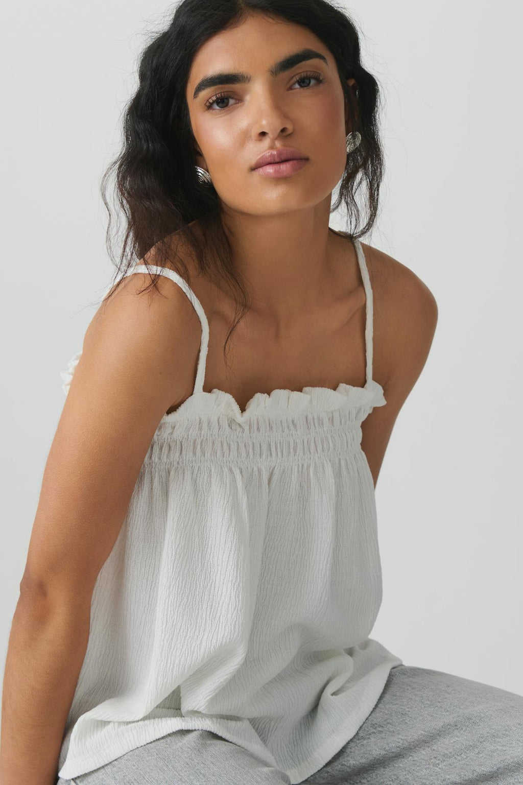 Structure smock singlet