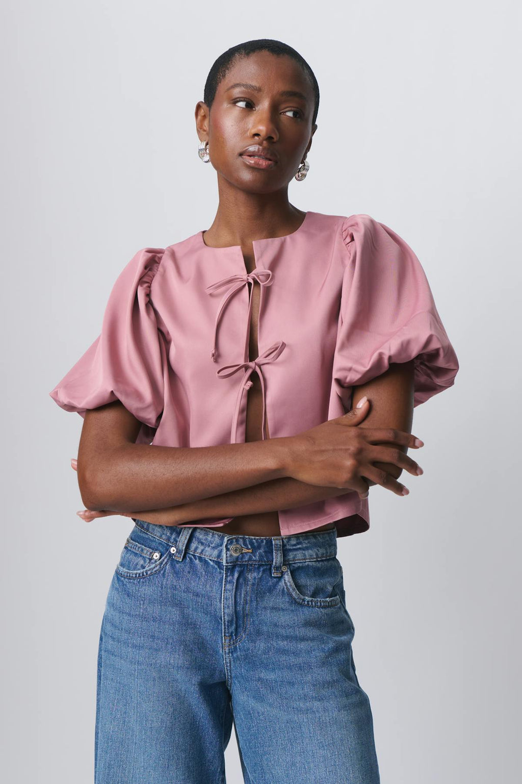 Puff sleeve blouse