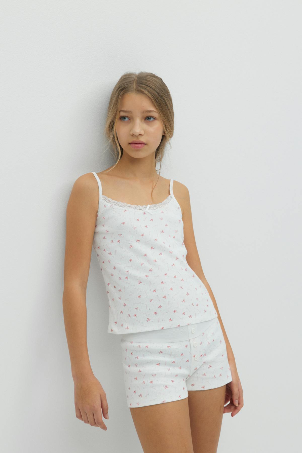y low waist pj shorts