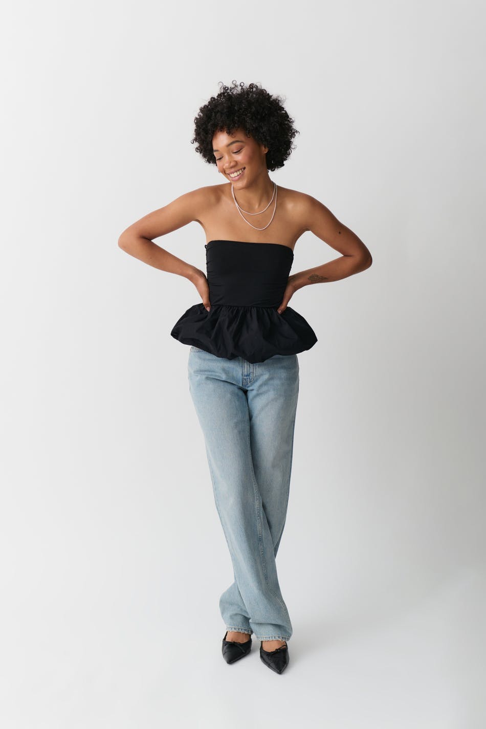 Peplum top