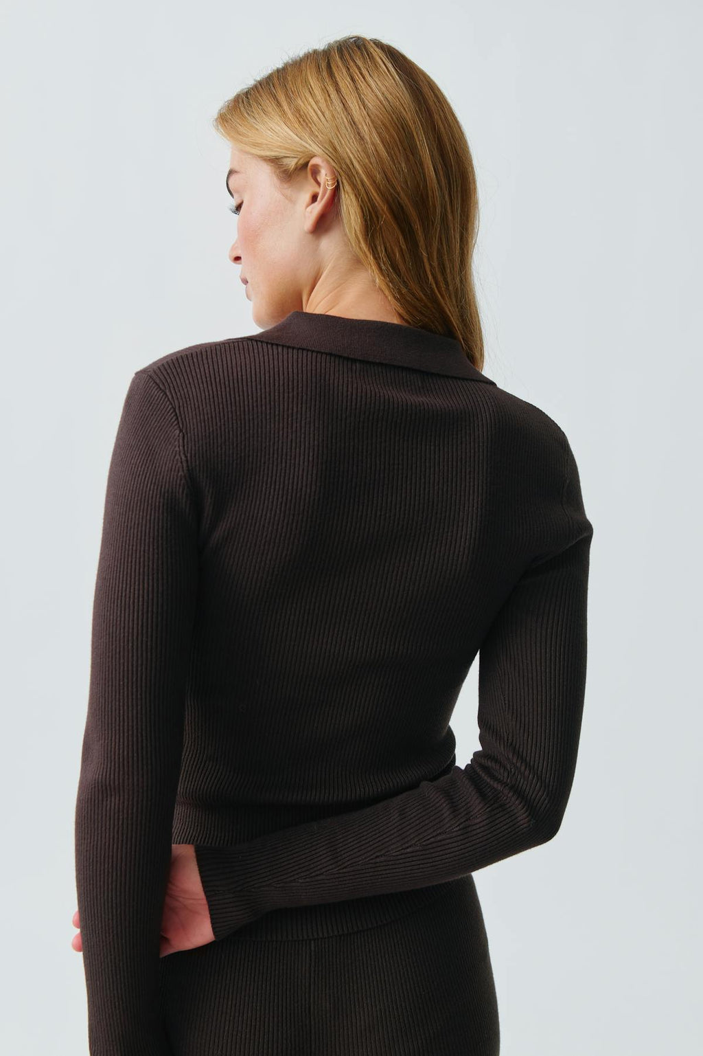 Knitted rib top