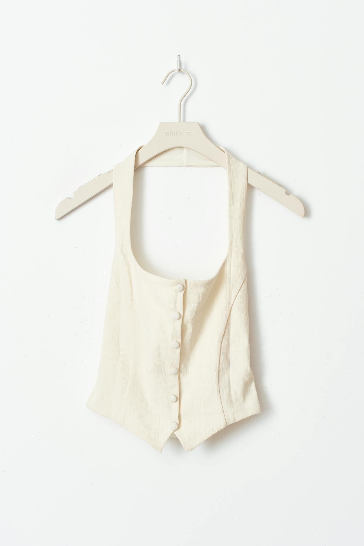 Halterneck vest